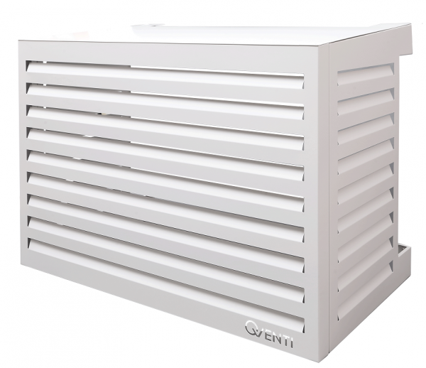 Airconditioner cover louvre basis wit 115*85*57.5