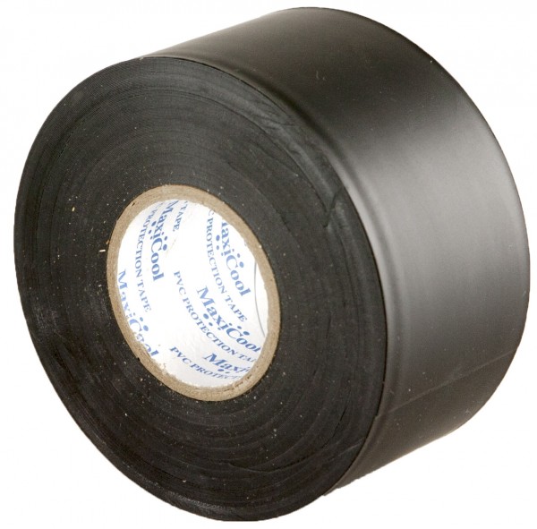 GLAW250 Zelfklevende tape, matzwart, breedte 48mm, rol 22m